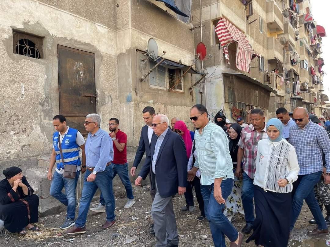 محافظ بورسعيد يتفقد المرحلة الثالثة لتطوير منطقة فاطمة الزهراء.