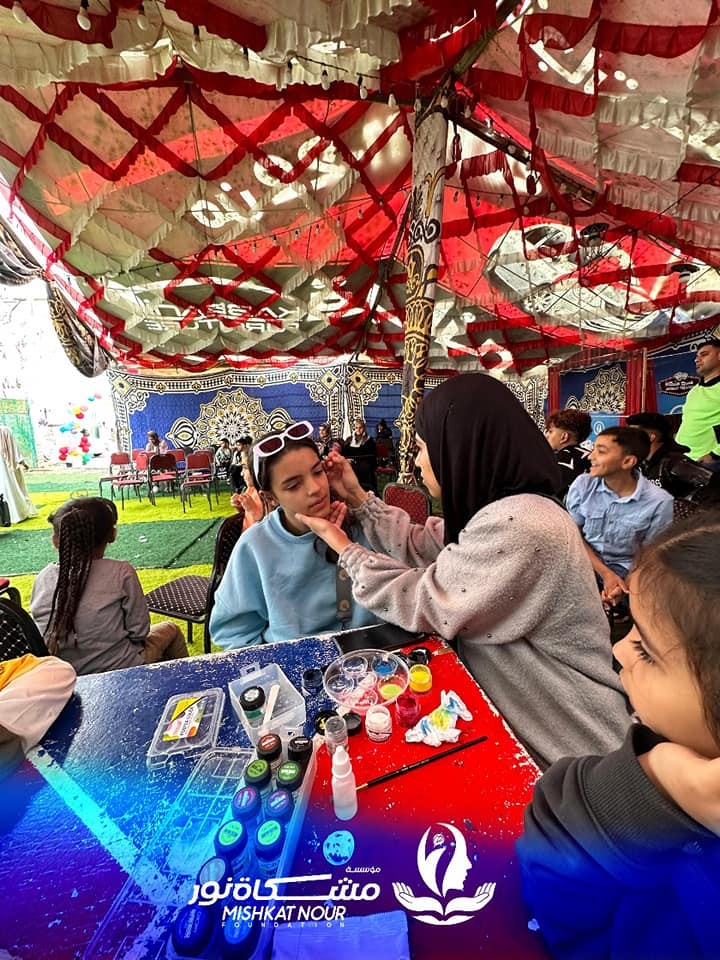 مؤسسة مشكاة نور تشارك أهالي بورسعيد والأخوة الفلسطينيين بالعريش احتفالاتهم بعيد الفطر المبارك