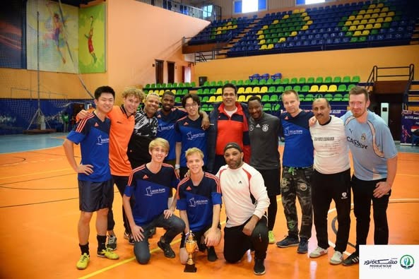 مديرية الشباب والرياضة ومؤسسة مشكاة نور تنظمان لقاء رياضي لضيوف السفينة (لوجوس هوب) بالمدينة الرياضية ببورسعيد