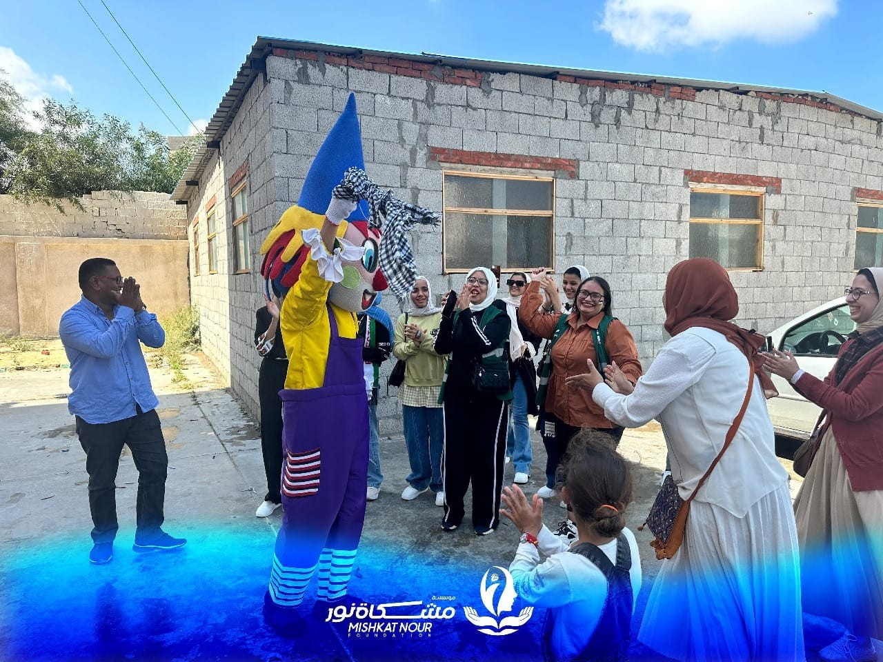 مؤسسة مشكاة نور تشارك أهالي بورسعيد والأخوة الفلسطينيين بالعريش احتفالاتهم بعيد الفطر المبارك